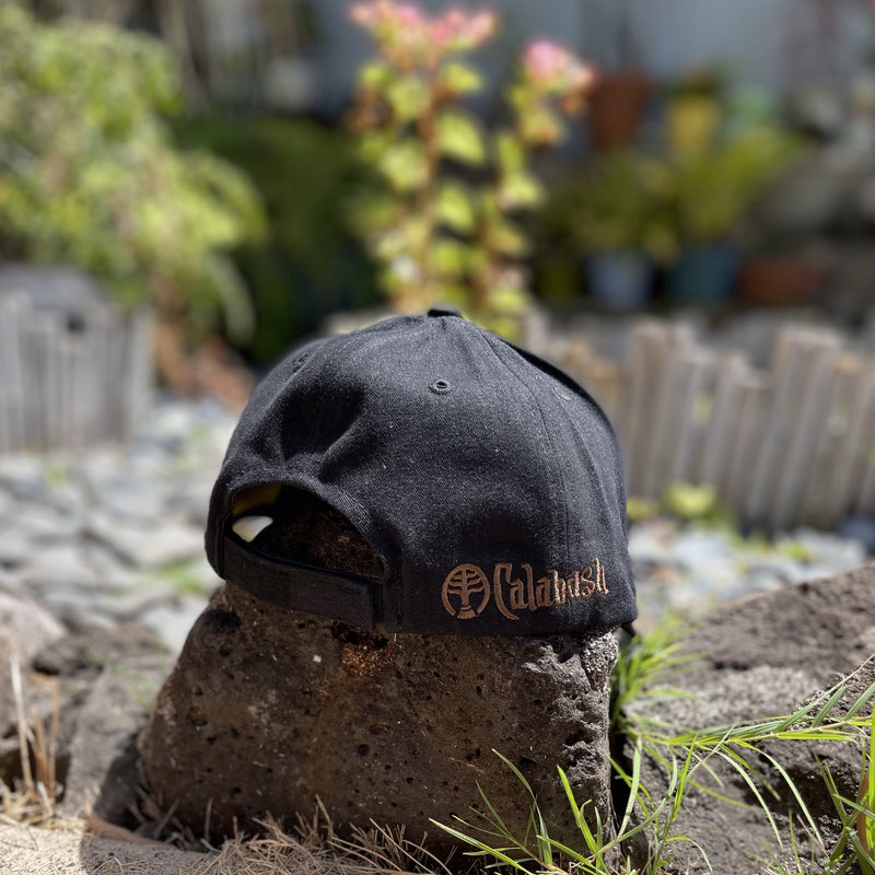 Koa Wood Bill Cap - Hawaiian Island Chain - Wave Tattoo Brim
