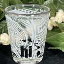Shot Glass - Tribal HI w/ Hawaiian Islands