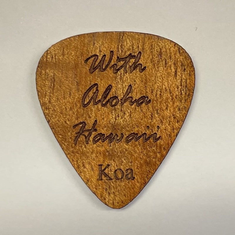 Kauai Guitar Koa Picks - With Aloha Hawaii