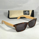 Bamboo Reading Glasses - Tortoise Ohekai Bamboo Shaded Readers