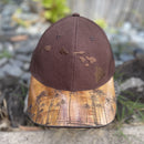 Koa Wood Bill Cap - Hawaiian Island Chain - Kapaa Coconut Trees Brim