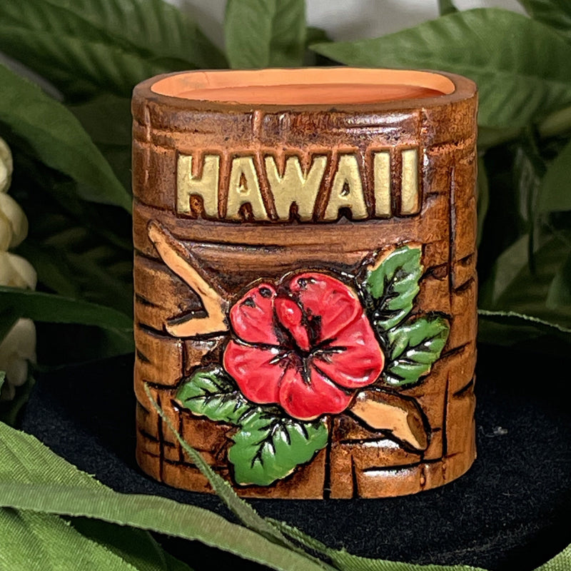 Shot Glass - Ceramic Hawaii Hibiscus