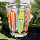 Shot Glass - Clear Colorful Surfboards