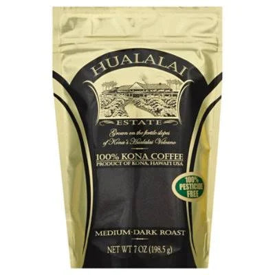 100% Kona Coffee - Hualalai Estate - 7oz ground