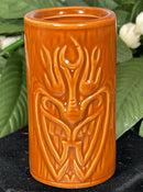 Shot Glass - Ceramic Light Brown Tiki