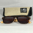 Bamboo Reading Glasses - Tortoise Ohekai Bamboo Shaded Readers