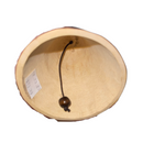 Christmas Mini Wood Burned Gourd Ornament - Bell Honu Ornament