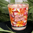 Shot Glass - Aloha Hawaii Plumeria