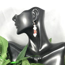 Ni'ihau White Momi and Kahelelani Shell 1-1/2" Earrings