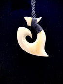 Hawaiian Style Cow Bone Fish Hook Pendant