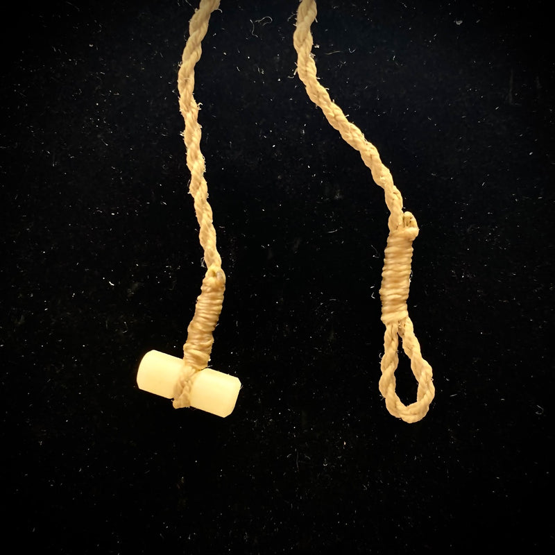 Hawaiian Style Cow Bone Fish Hook Pendant