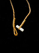 Hawaiian Cow Bone Fish Hook Pendant