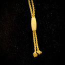 Carved Granite Fish Hook Pendant