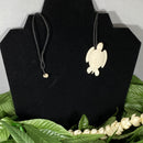 Samoan Hand Carved Bone Tribal Tattoo Honu-1 Pendant
