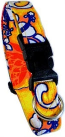 Kilauea Yellow Dog Collar & Leash