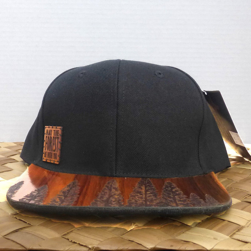 Koa wood hat made in Kauai by Calabash, a great gift from Kaua'i, Hawaii