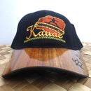 Koa wood hat made in Kauai by Calabash, a great gift from Kaua'i, Hawaii