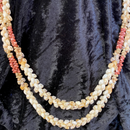 2 Strand Ni'ihau Multi-colored Momi and Kahelelani Shell Kipona Style 28' Lei