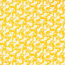 100% Cotton Hawaiian Fabric - Hibiscus - Yellow