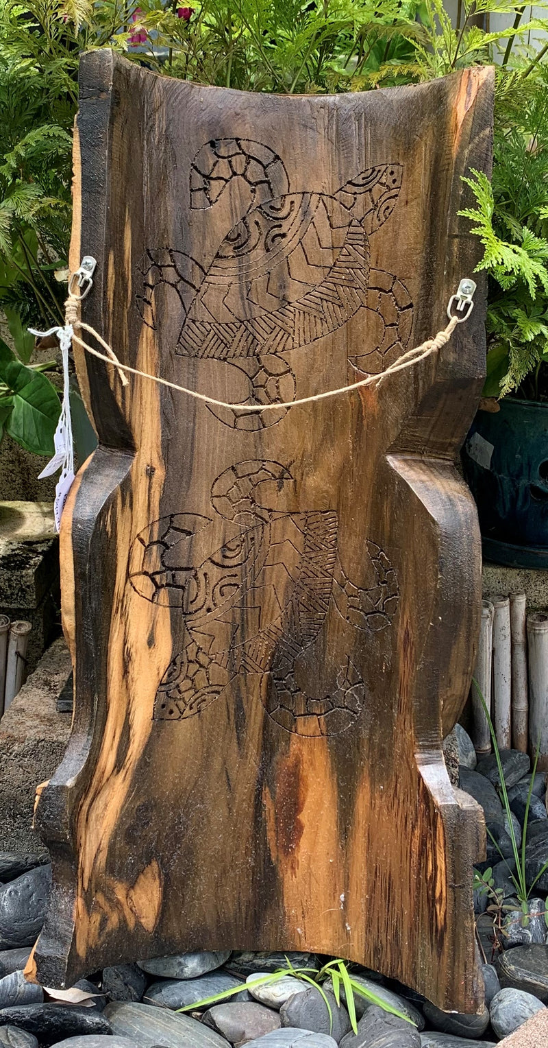 Tiki - Voyager Protector with a Honu (turtle)