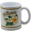 Coffee Mugs - Yellow Plumeria