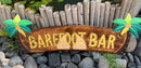 Sign - BAREFOOT BAR - Two Coconut Trees