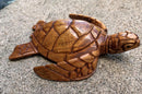 Carved table top Honu