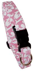 Kailua Pink Dog & Cat Collar & Leash