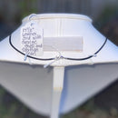 Tahitian Pearl- Leather Cord with Sunrise Shell Choker