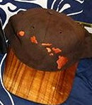Koa Wood Bill Cap - Hawaiian Island Chain - Plain Brim