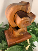 Hawaiian Koa Wood Jewelry Box - Swimming Fishes