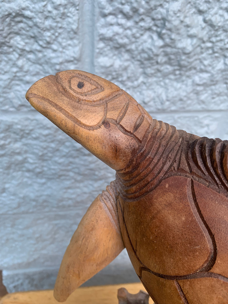 Double Carved Honu Standing