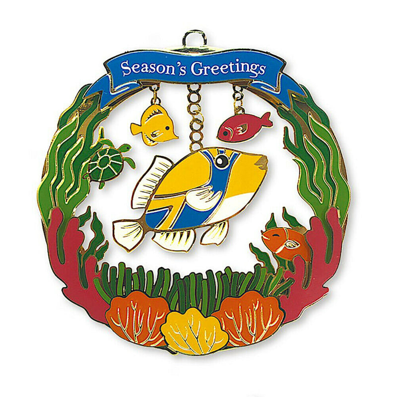Humu Greetings Collectible Metal Die-cut Ornament