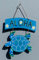 Sign - ALOHA & Honu (Turtle)
