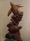 Double Carved Honu Standing